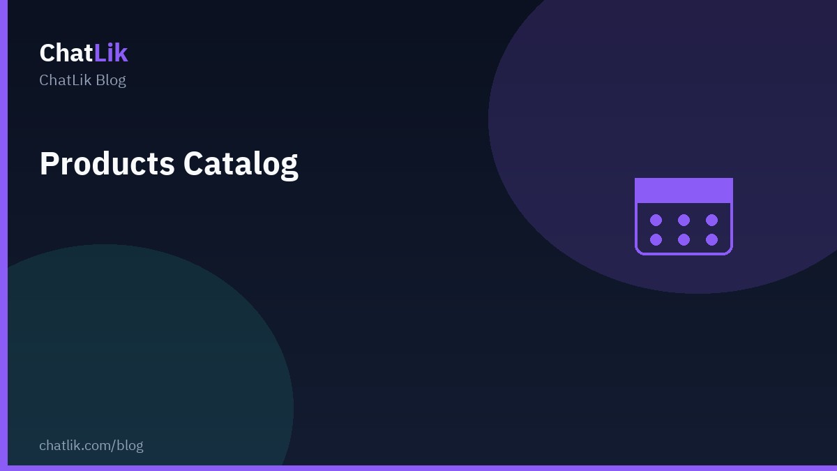 ChatLik AI products catalog