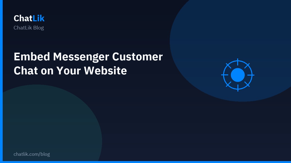Messenger Customer Chat Plugin setup