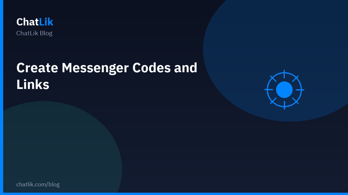 Create Messenger M.me links and codes