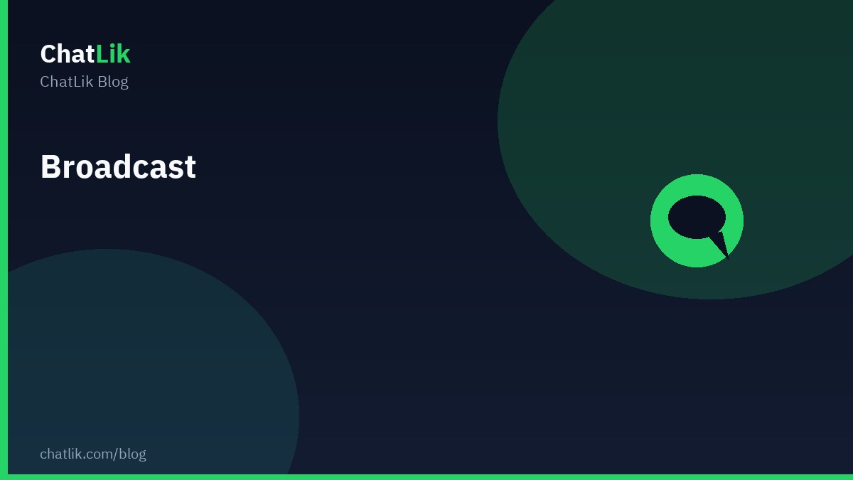 WhatsApp & Messenger Broadcast — UI guide
