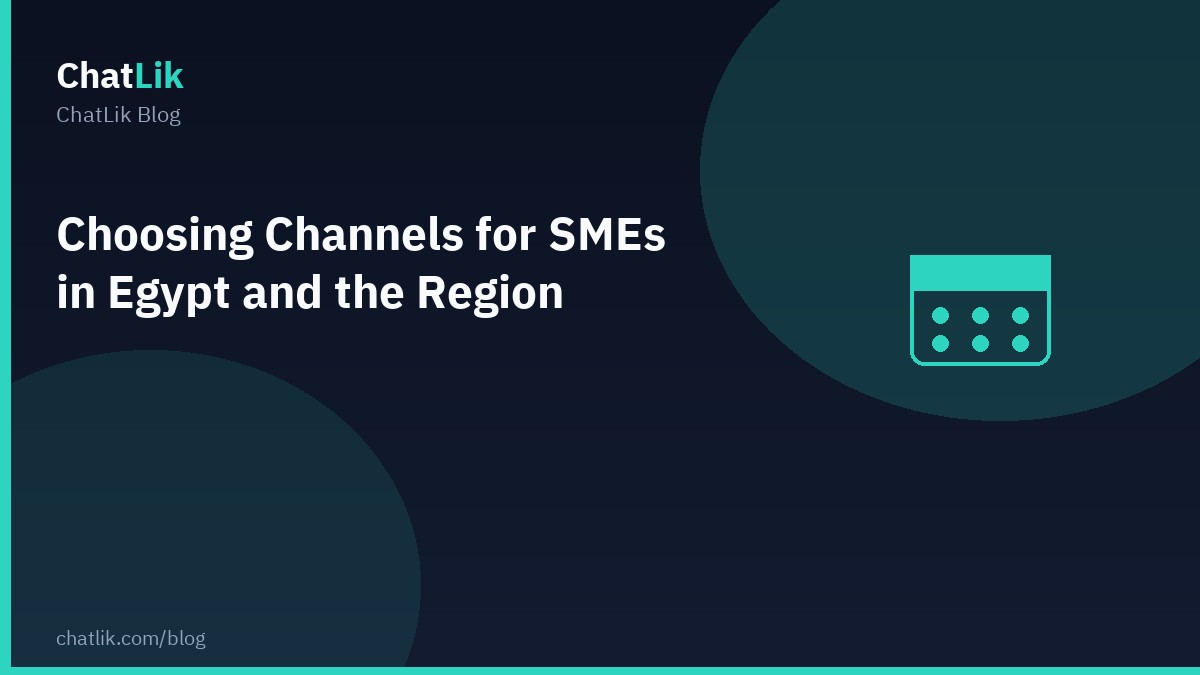 Choosing Channels for SMEs in Egypt and the Region