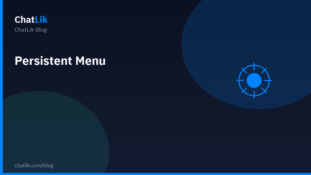 Create a Messenger Persistent Menu