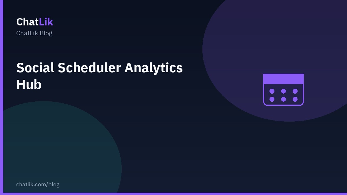 Scheduler analytics and engagement heatmap