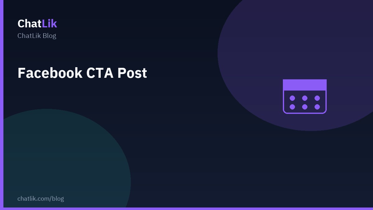Facebook CTA Post