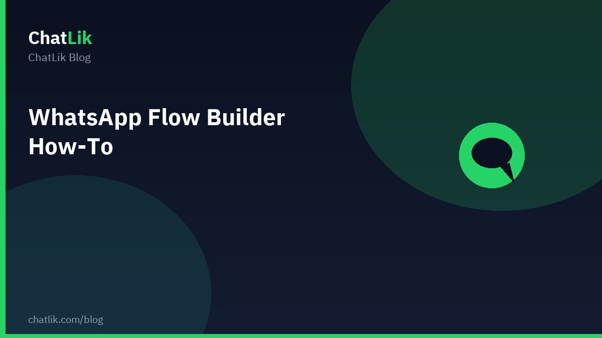 WhatsApp Flow Builder — Welcome, Keywords, No-Match