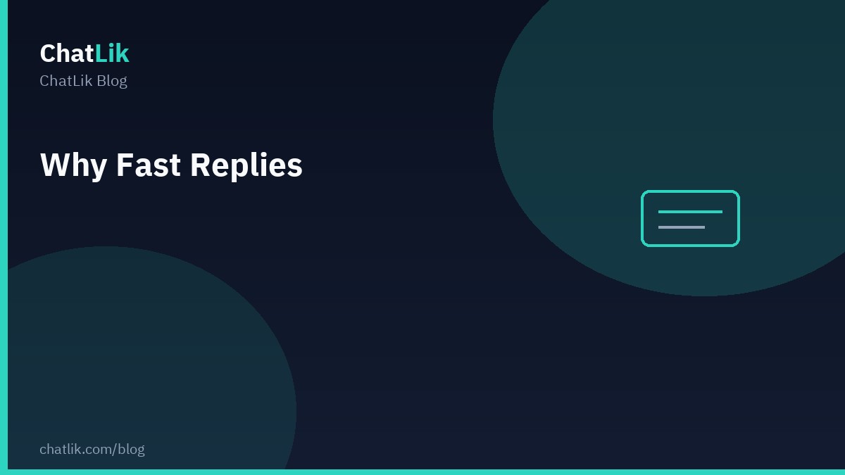 Why Fast Replies Matter